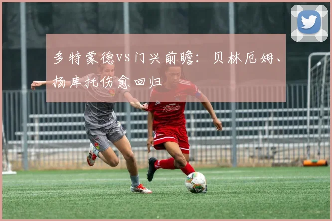 多特蒙德vs门兴前瞻：贝林厄姆、扬库托伤愈回归