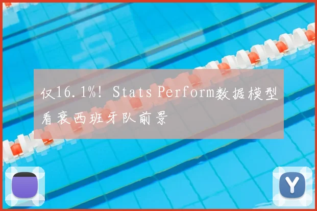仅16.1%！Stats Perform数据模型看衰西班牙队前景